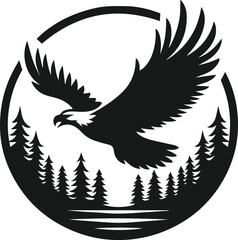 Eagle silhouette