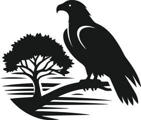 Eagle silhouette