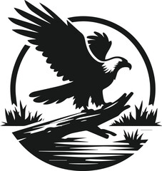 Eagle silhouette