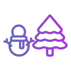christmas Gradient icon