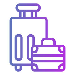 lunggage Gradient icon