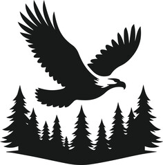 Eagle silhouette