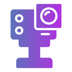 action camera Gradient icon