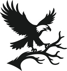 Eagle silhouette