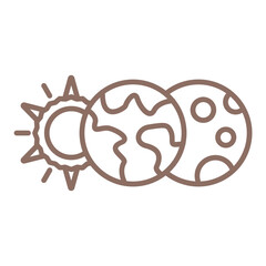 Lunar eclipse Icon
