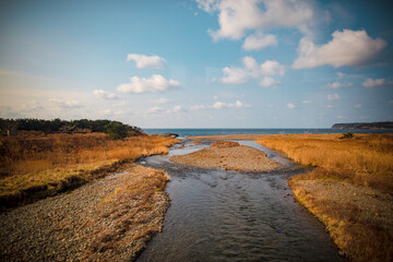 Late autumn and early winter in Tohoku, Japan