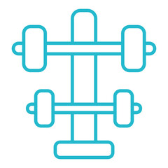 Obraz premium Barbell Icon