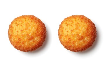 Crispy Balls Isolated on White