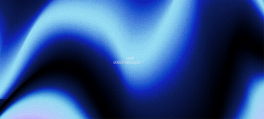 Abstract Grainy Gradient Background With Soft Blurred Shapes In Abstract Color Tones, Modern Digital Texture, Premier Quality Design