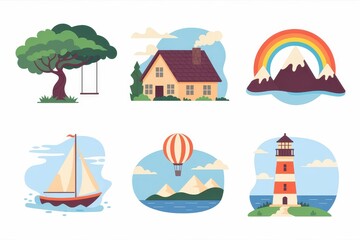 Delightful Illustrations of Nature, Home, and Adventure