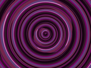 An abstract background image with a mesmerizing pattern of concentric circles in various shades of purple and dark tones.  The design creates a sense of depth and movement.