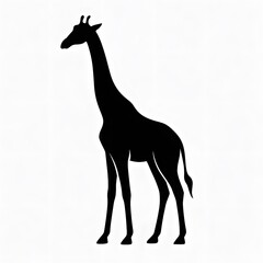 Silhouette of a Giraffe