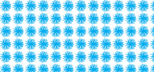 seamless pattern with blue flowers