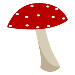 Thanksgiving Icon on White Background. Happy Thanksgiving Day. Vector Illustration in Cartoon Style.