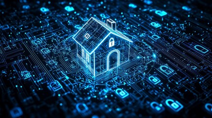 Digital Home Security Concept in a Futuristic Cyber Environment