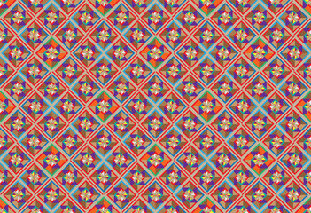Seamless Textures with ethnic patterns. Navajo geometric abstract print. Decorative decoration with a rustic feel. The design is inspired by Native Americans. Colors are black and white.
