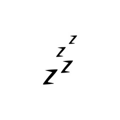 Zzz sleep snore effect vector icon