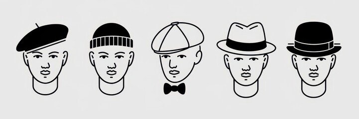 A Guide to Men's Hats: Beret, Beanie, Flat Cap, Fedora, Bowler