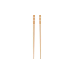 Chinese chopsticks. Vector kitchenware icon.
