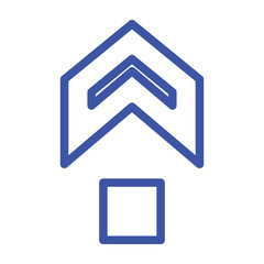 Obraz premium up arrow icon
