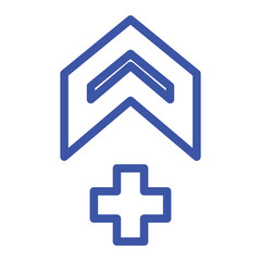 Obraz premium up arrow icon