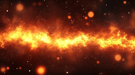 Fiery cosmic stream