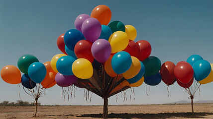 Multi color Balloon photo
