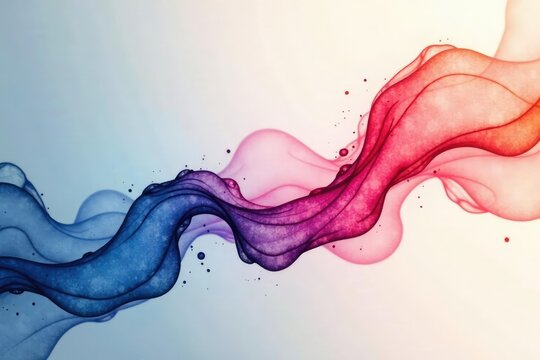 Subtle watercolor wash creates a soft, flowing loop , looping watercolor, wallpaper