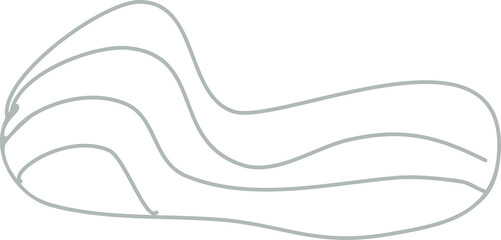 Line doodle decoration element
