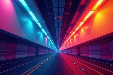 Geometric abstract wallpaper with bold lines and vibrant colors , surface, clean, minimal