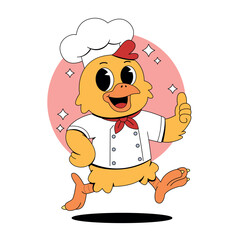 Chicken Chef Cartoon
