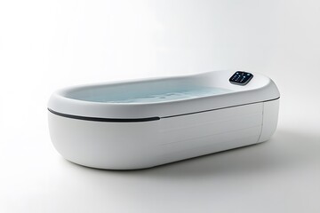 Sleek Recovery Modern Freestanding Cold Therapy Tub with Precision Controls