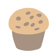 Vector illustration set of cake assortment