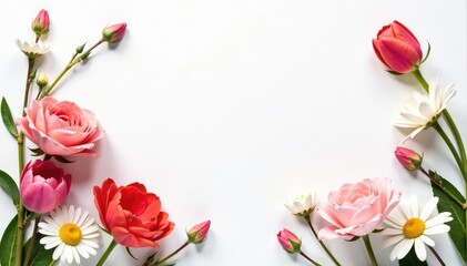 White background showcasing delicate floral arrangement, clean, closeup