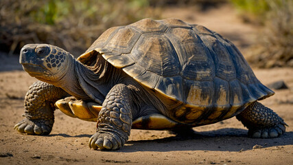 Obraz premium turtle on the rocks