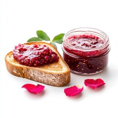 A smooth raspberry-rose jam with a delicate floral scent,