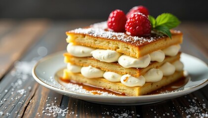 Classic Italian dessert, layers of coffee-soaked ladyfingers and mascarpone cream , isolated, ladyfingers