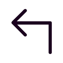 Corner Arrow Pointing to Right Icon Design