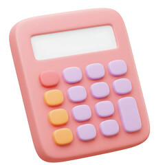  Calculator on Transparent Background





