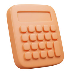  Calculator on Transparent Background





