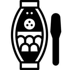 boat solid line icon