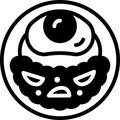 phat kaphrao solid line icon