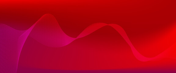 Red Vibrant Smooth Surface Backdrop. Neon Vivid Bright Trendy Background. Rose Dark Vibrant Wavy Gradient Mesh. Dark Rose Wavy Gradient Mesh. Blank Color Blood Blurred Texture Illustration.