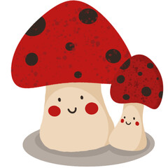illustration of a mushroom