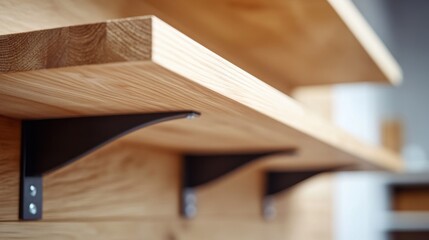 Carpenter building custom shelf. Featuring woodwork and shelf construction