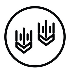 Obraz premium down arrow icon