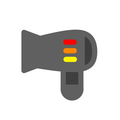 hair dryer flat icon