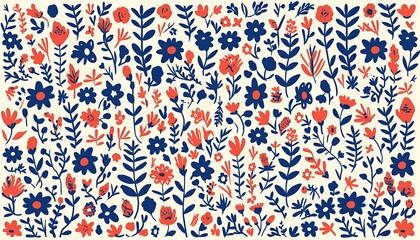 Floral Pattern Background Design (2)