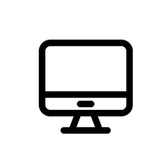 monitor new line icon