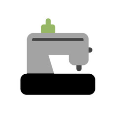 sewing machine flat icon